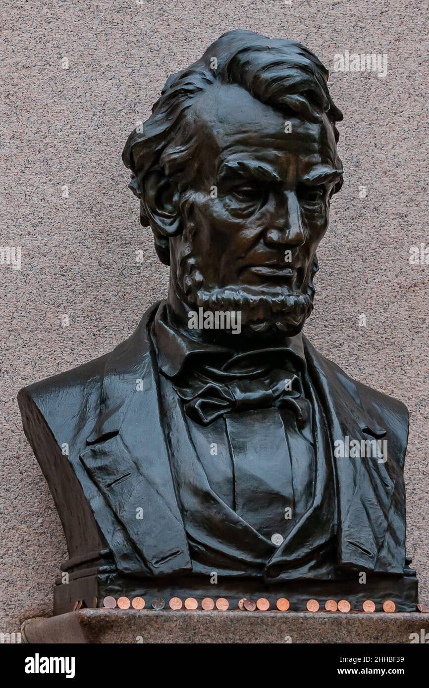 Photo of Abraham Lincoln’s Gettysburg Address Memorial, Gettysburg ...