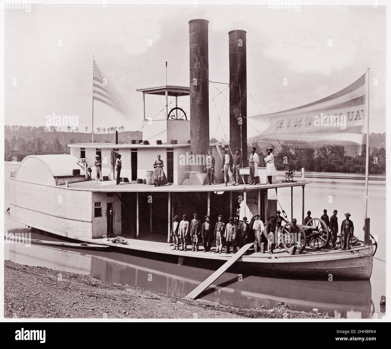 U.S. Transport 'Wau Katchie' 1861–65 Formerly attributed to Mathew B. Brady American. U.S. Transport 'Wau Katchie'  267927 Stock Photo