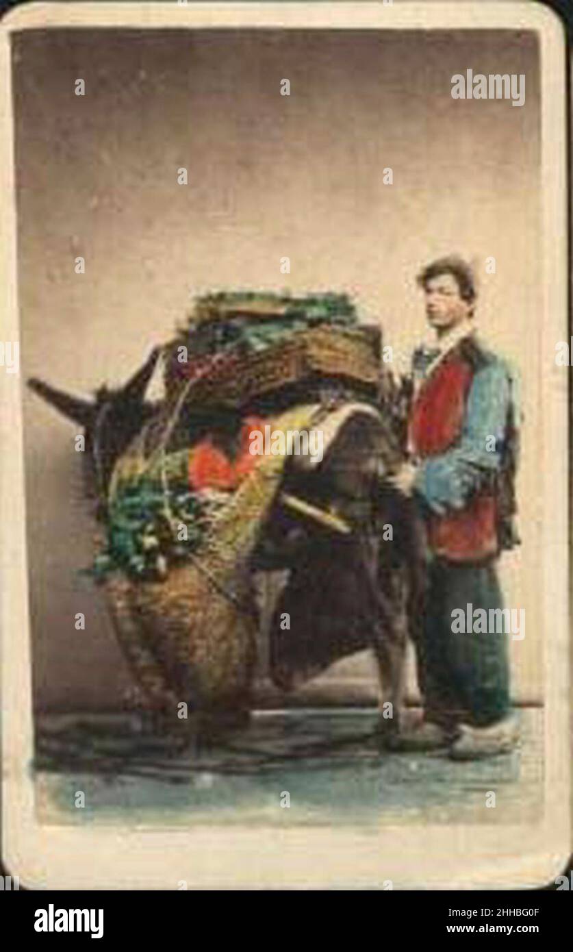 Sommer, Giorgio (1834-1914) - Venditore ambulante. Stock Photo