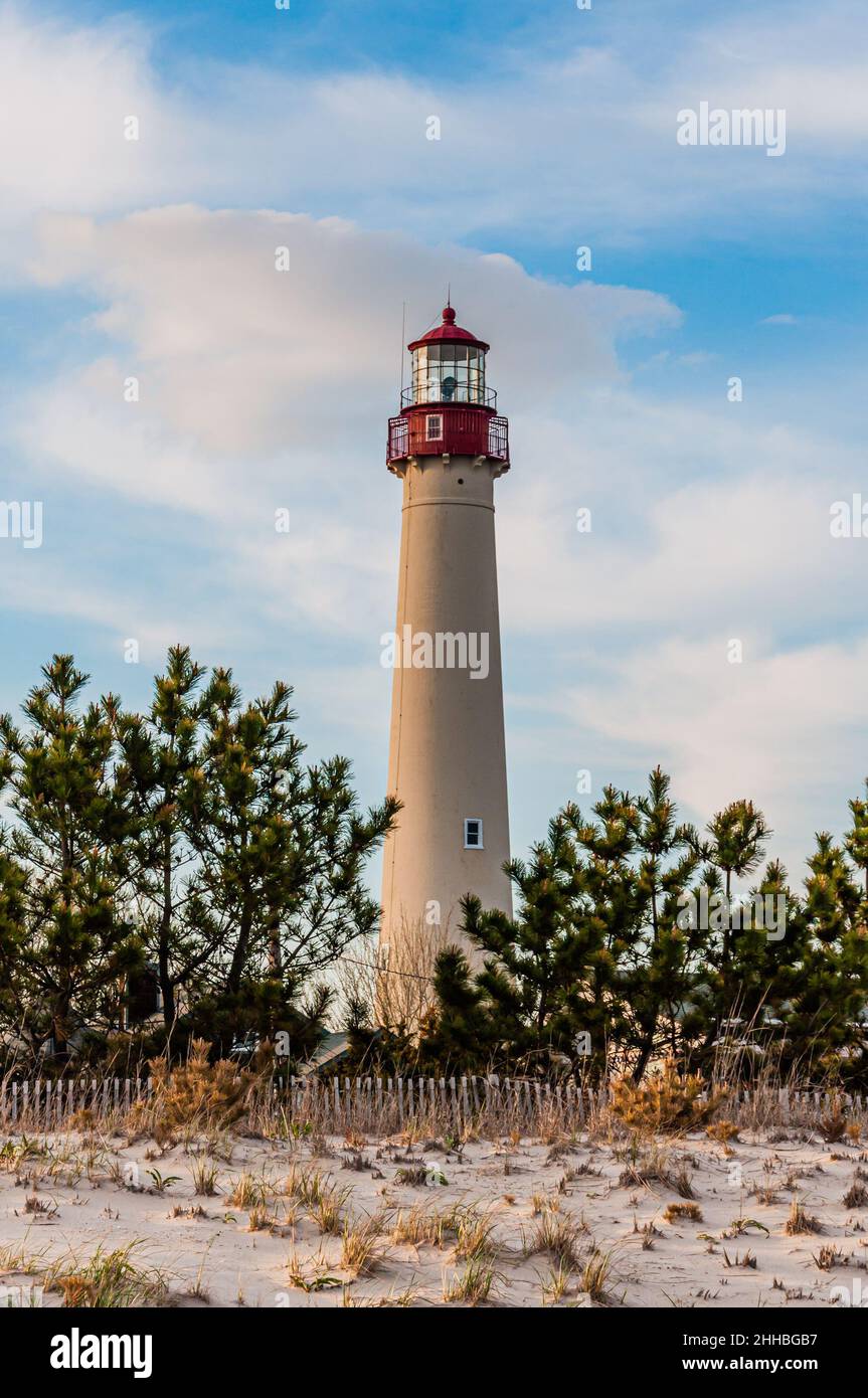 Point May Photo of Cape May Point Lighthouse, New Jersey USA Stock Photo - Alamy