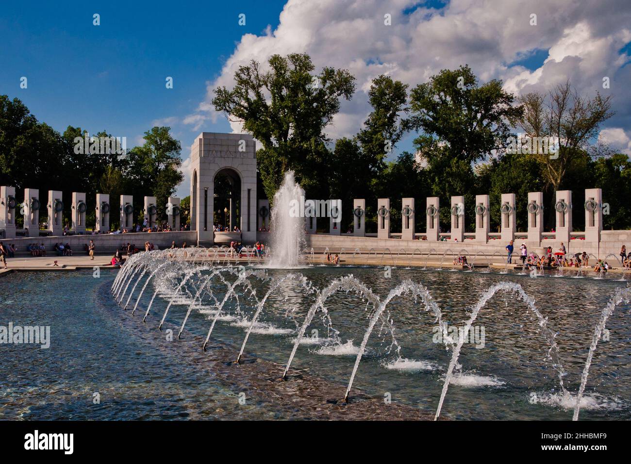 The National World War II Memorial, Washington, DC Stock Photo - Alamy