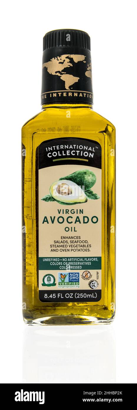 Winneconne, WI -23 January 2021: A bottle of International collection ...