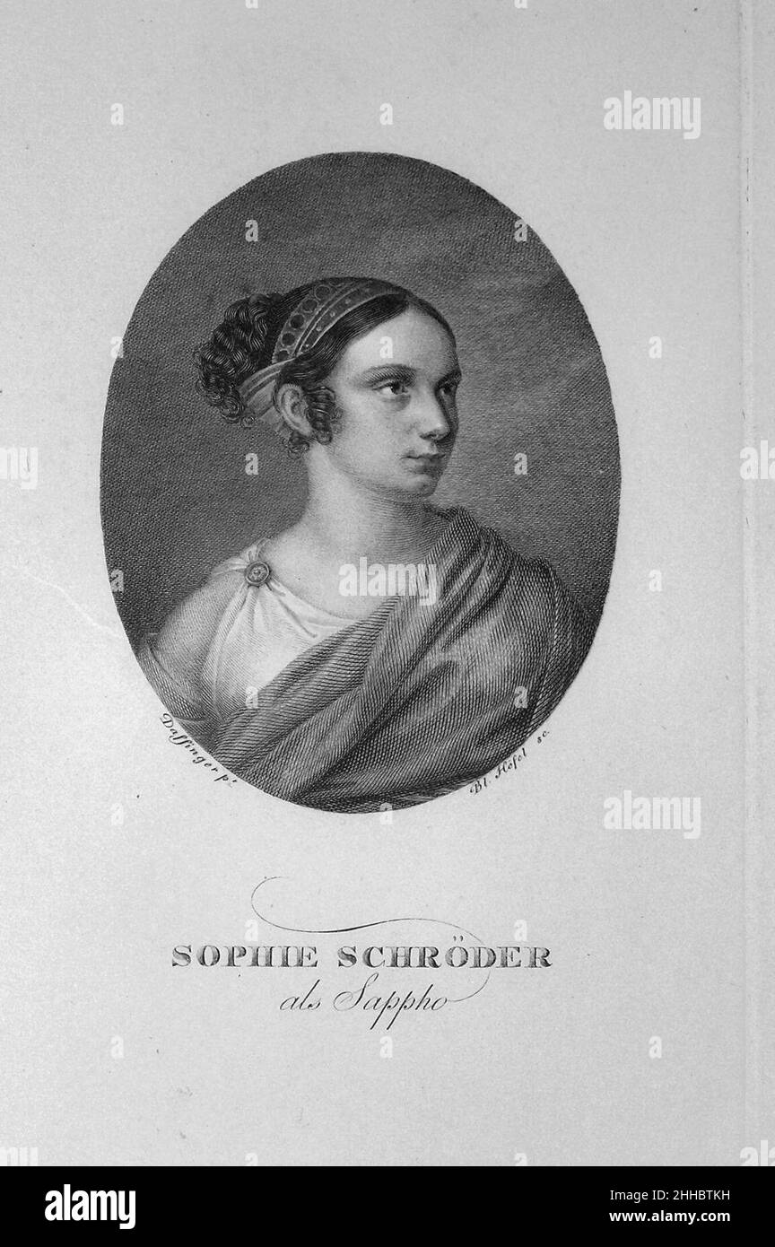 Sophie Schroeder Blasius Hoefel. Stock Photo