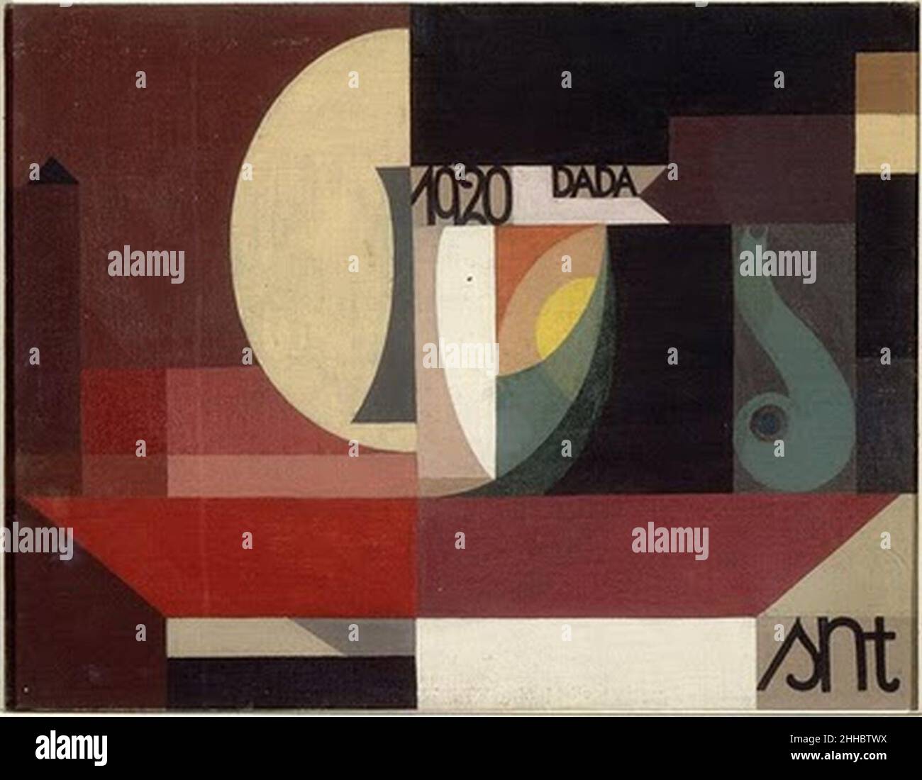 Sophie Taeuber Arp Composition Dada 1920 Stock Photo - Alamy