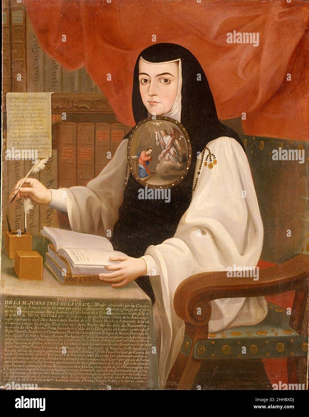 Sor Juana Inés de la Cruz (1772 Stock Photo - Alamy