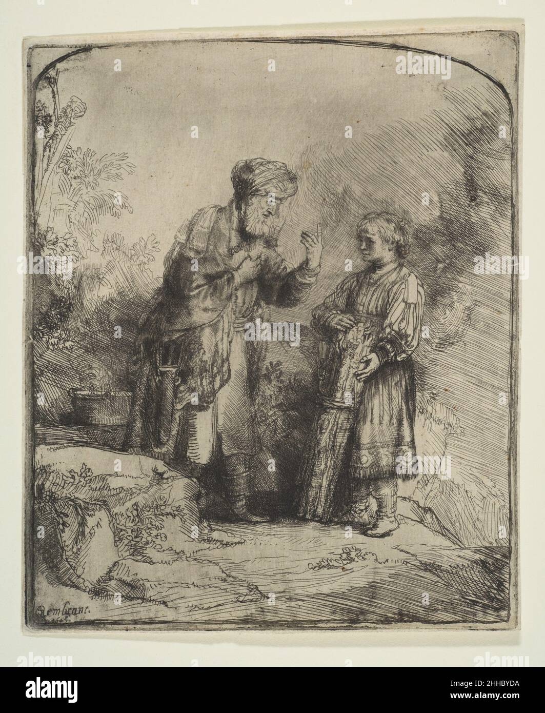 Abraham and Isaac 1645 Rembrandt (Rembrandt van Rijn) Dutch Among ...