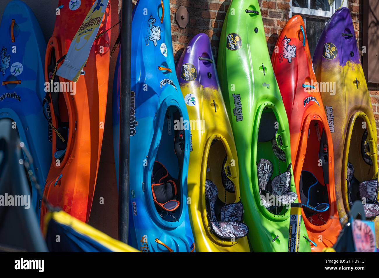 Chattahoochee river kayak rental hires stock photography and images