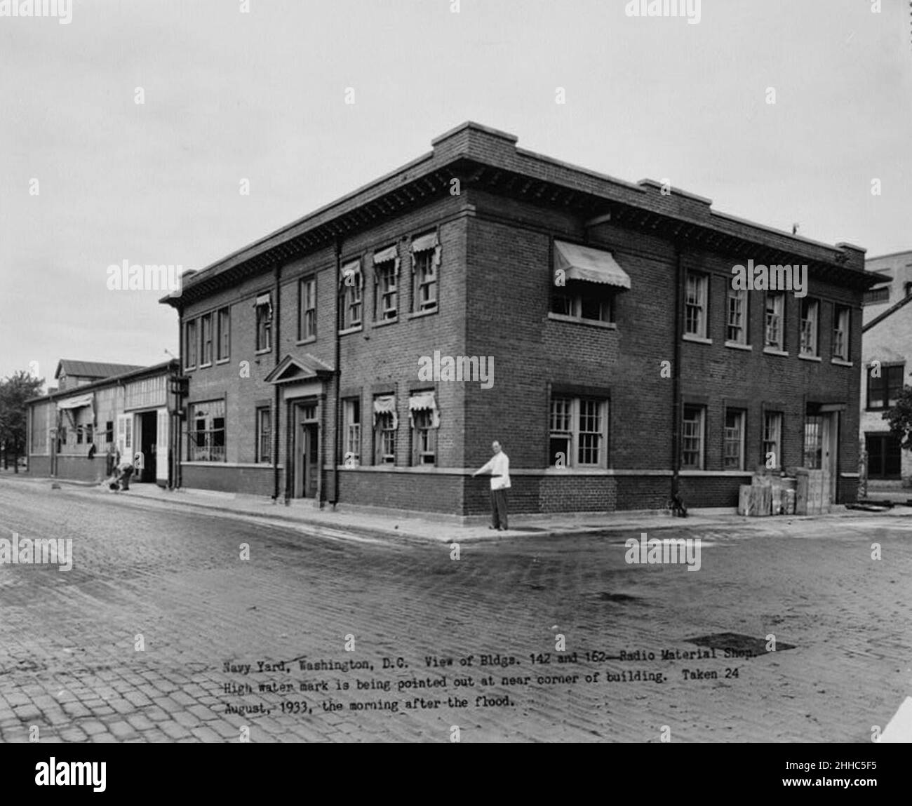 SOUTH (FRONT) AND EAST ELEVATIONS, LOOKING NORTHWEST - Navy Yard ...