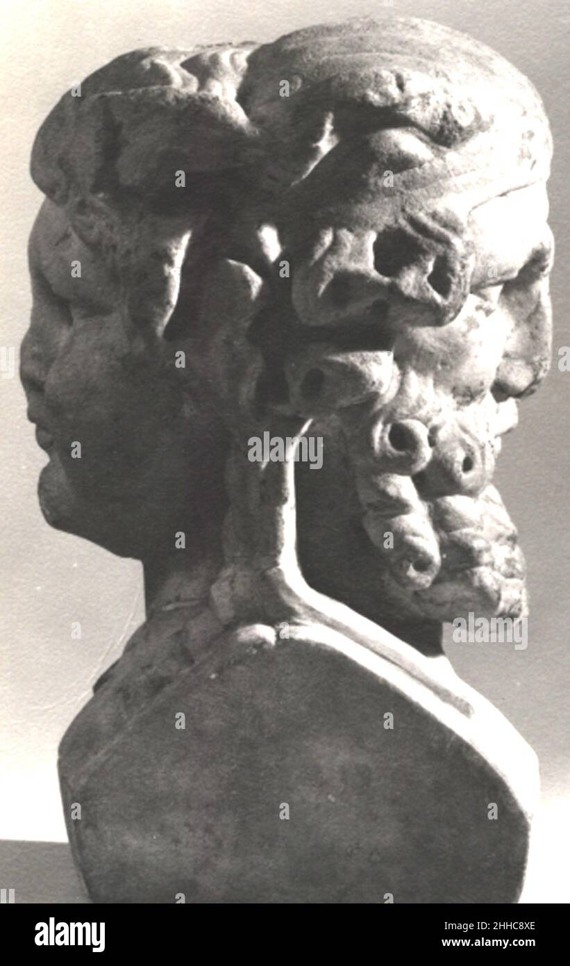 Double-Headed herm Bust A.D. 1st–2nd century Roman Period. Double-Headed herm Bust  558363 Stock Photo