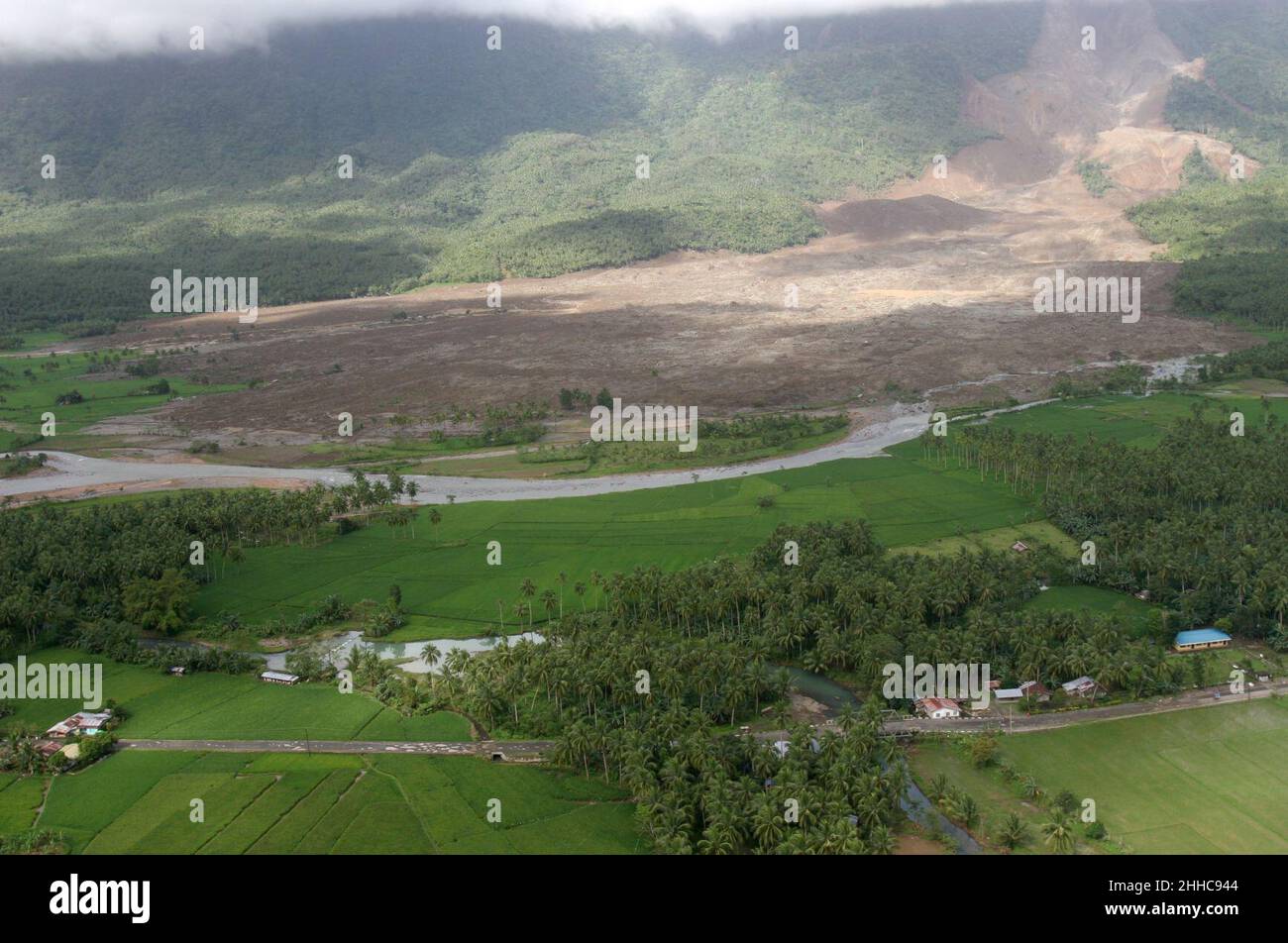 Southern Leyte mudslide 2006 pic01. Stock Photo
