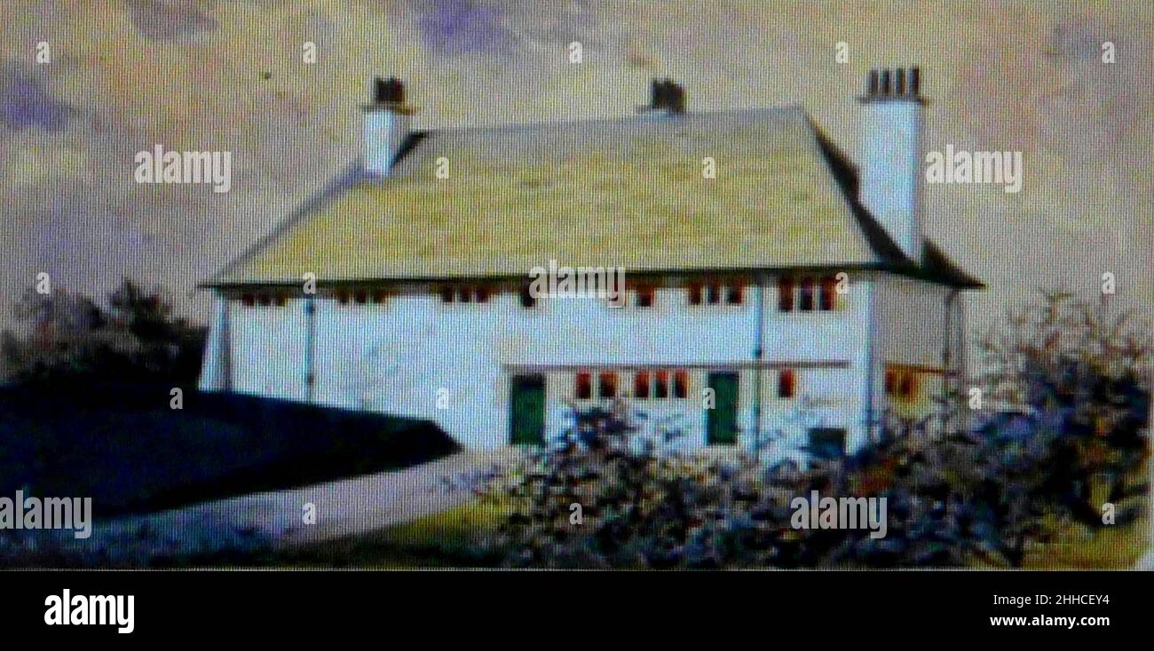 Spade House drawings (2b Stock Photo Alamy