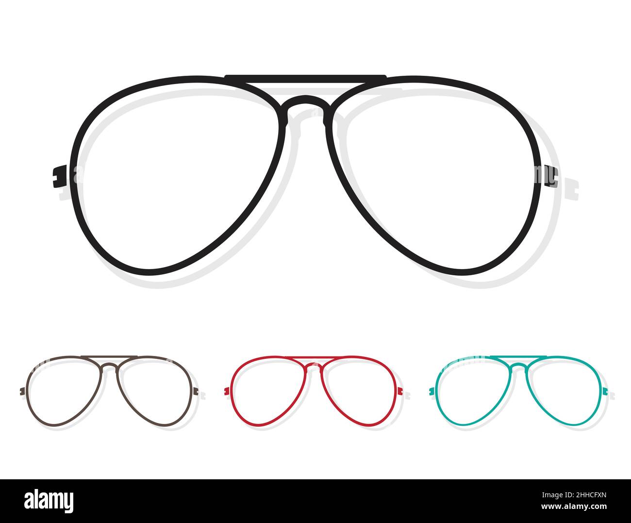 Green eyeglasses Stock Vector Images - Page 2 - Alamy