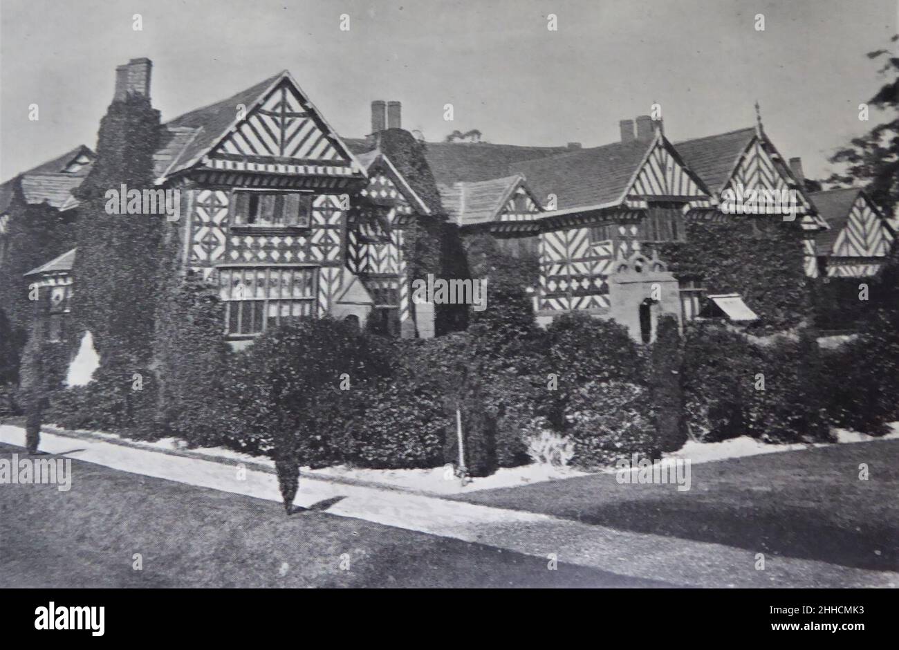 Speke Hall, c.1895 (02). Stock Photo