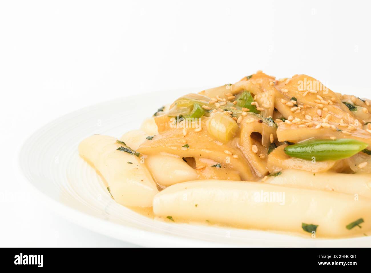 Soy sauce tteokbokki hires stock photography and images Alamy