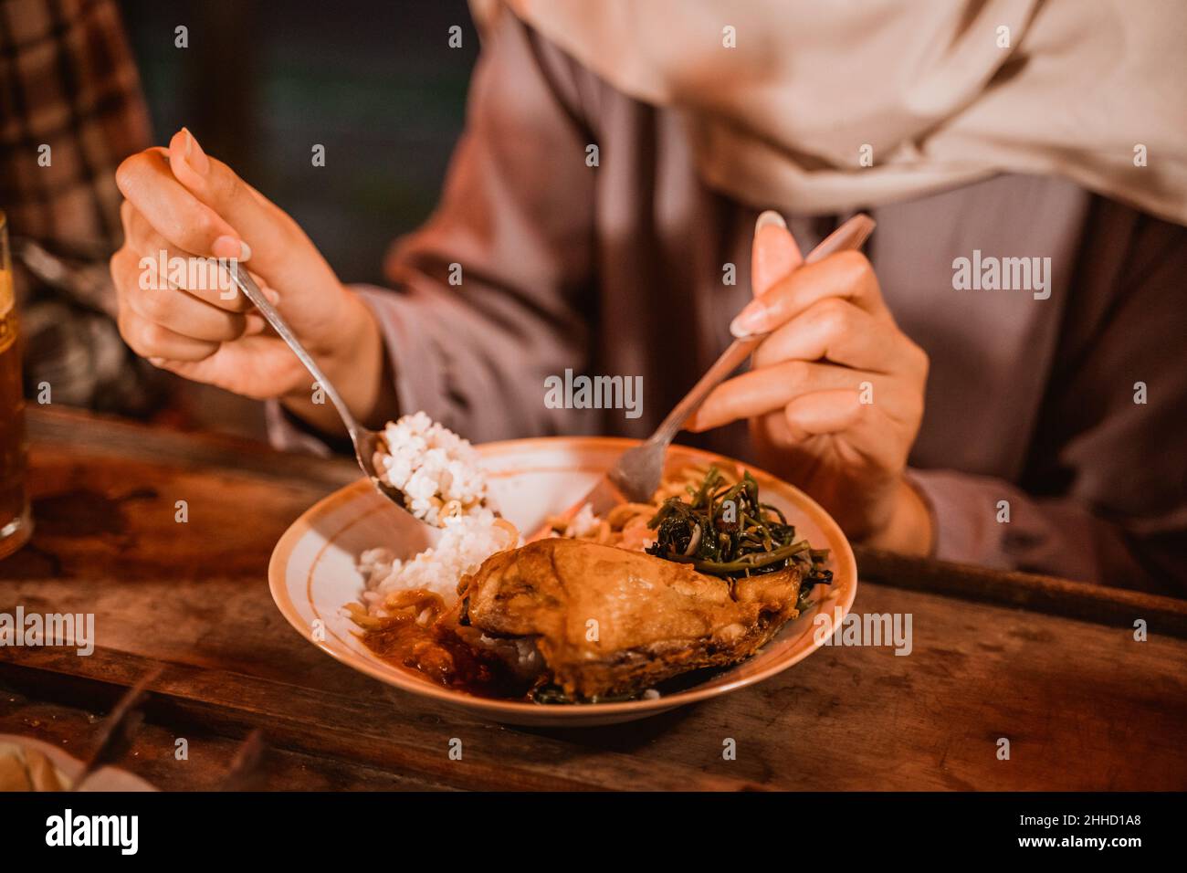 indonesian traditional food in food stall Stock Photo - Alamy