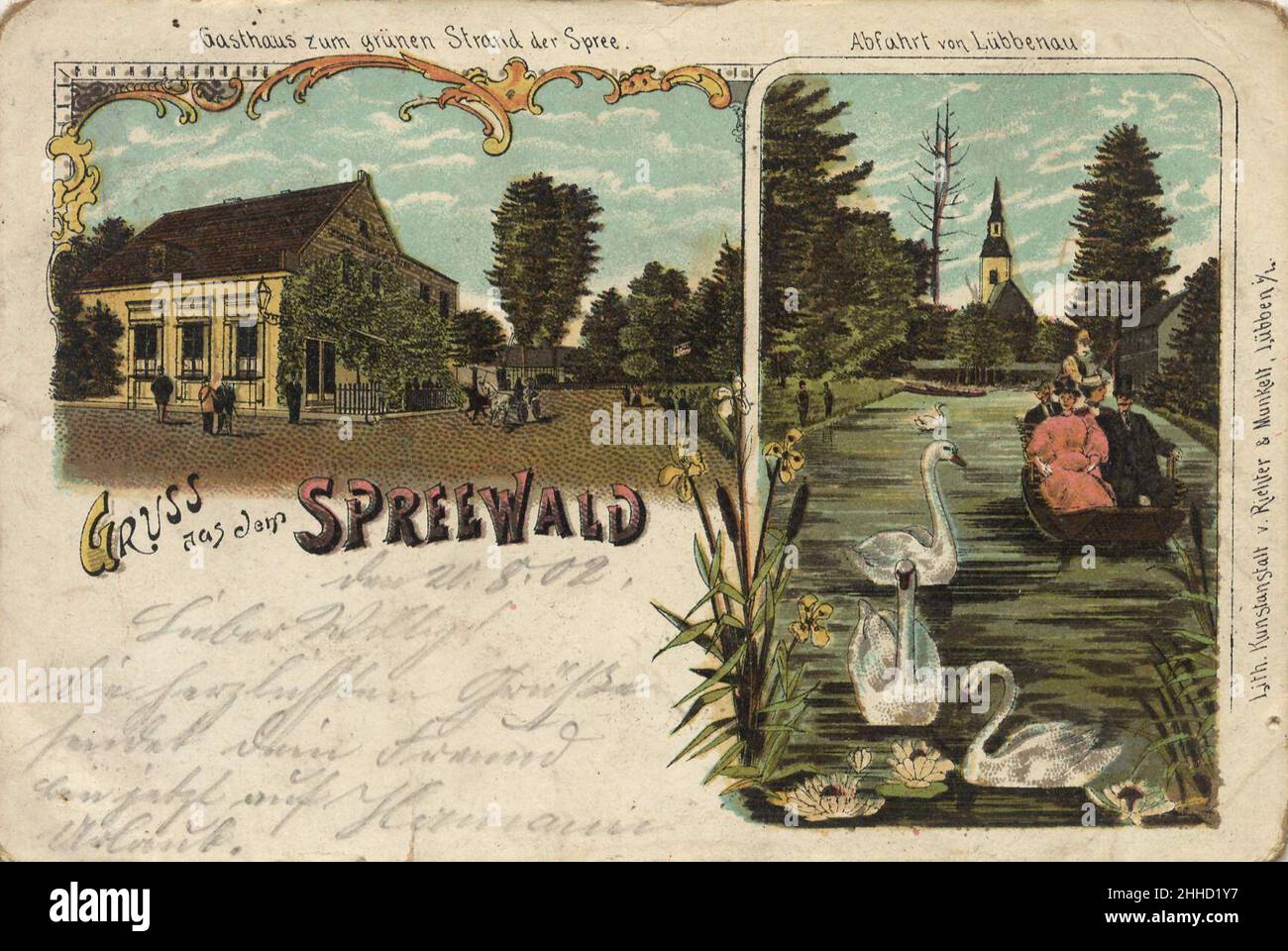 Spreewald (Gebiet), Brandenburg Gasthaus Zum grünen Strand der Spree