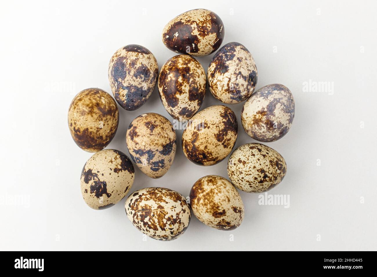 A dish made from quail eggs. Korean food culture. Soy saucebased