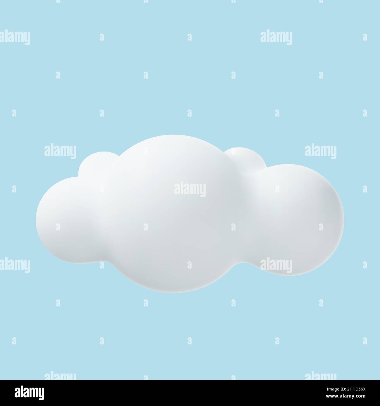 3d realistic simple clouds Stock Vector