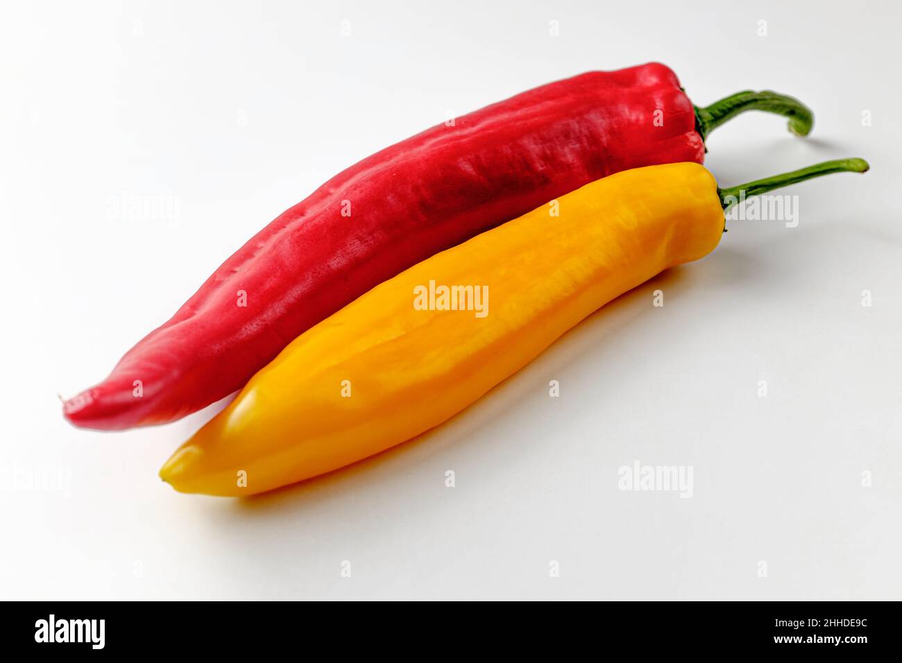 Vegetables with high sugar content. Vegetables with a crunchy texture. Pepper vegetables Stock Photo