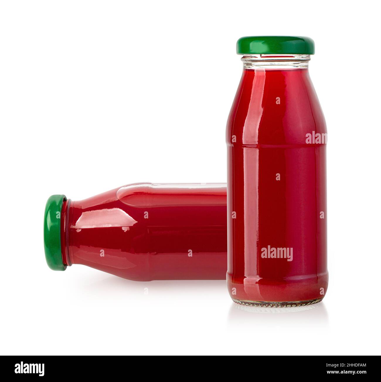juice bottles isolated on a white background Stock Photo Alamy