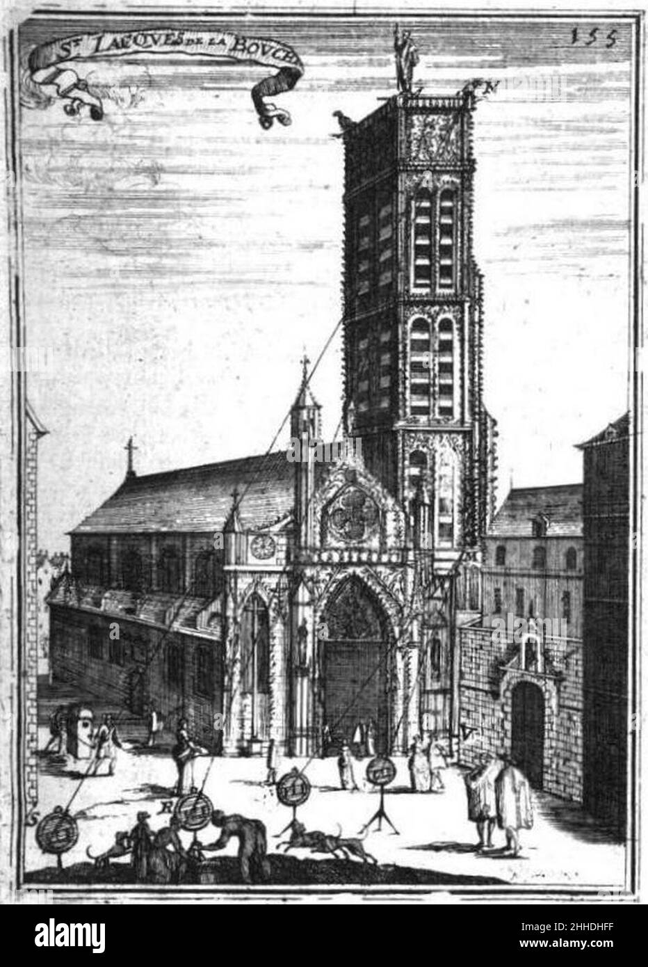 St Jacques de la Boucherie Stock Photo Alamy