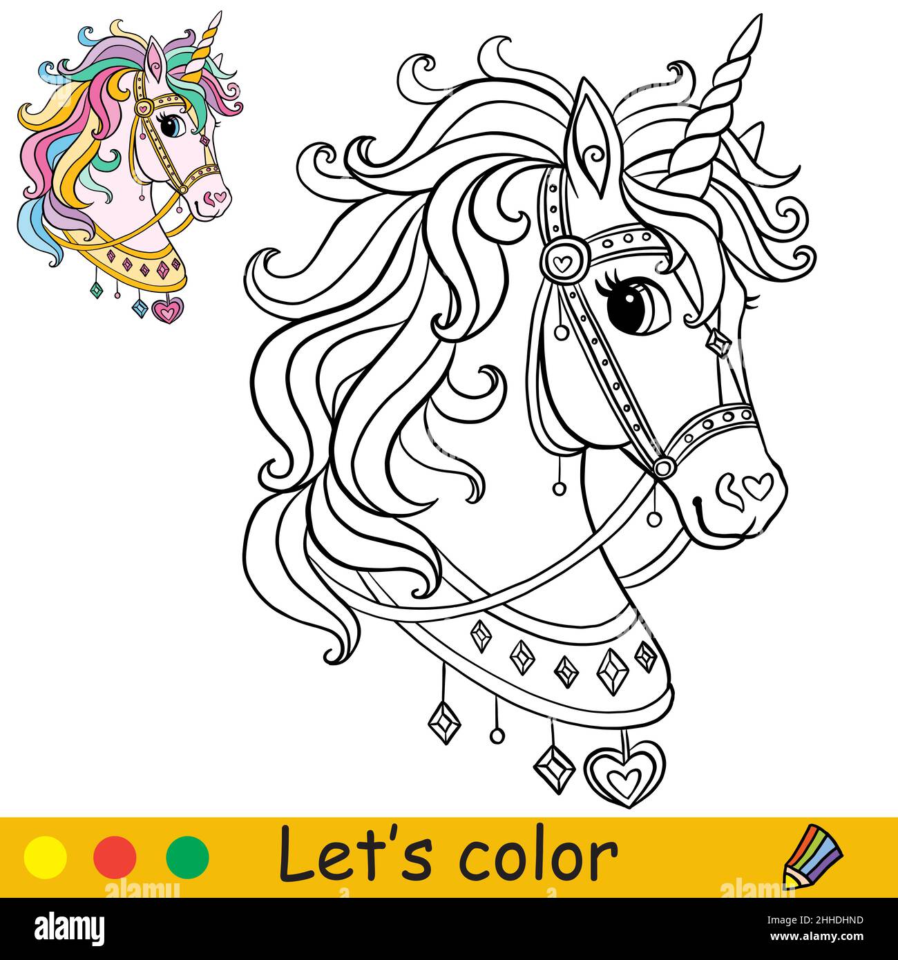 Coloring page for kids. Cartoon character. Vector ...