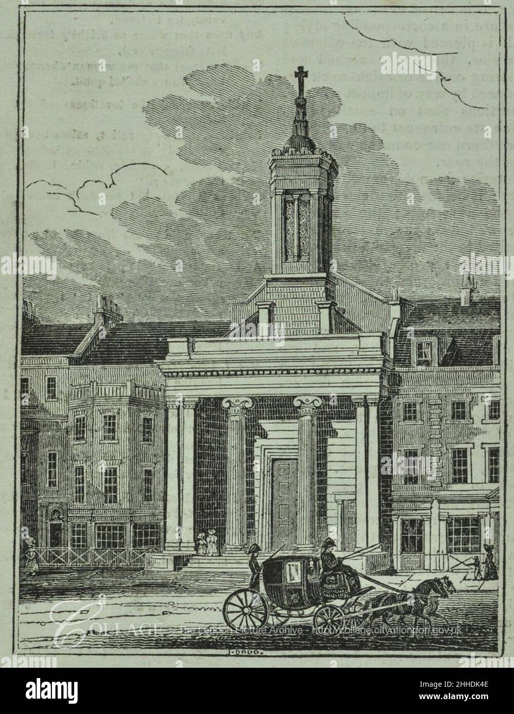 St Mark's Church, North Audley Street, London (1830 Stock Photo Alamy