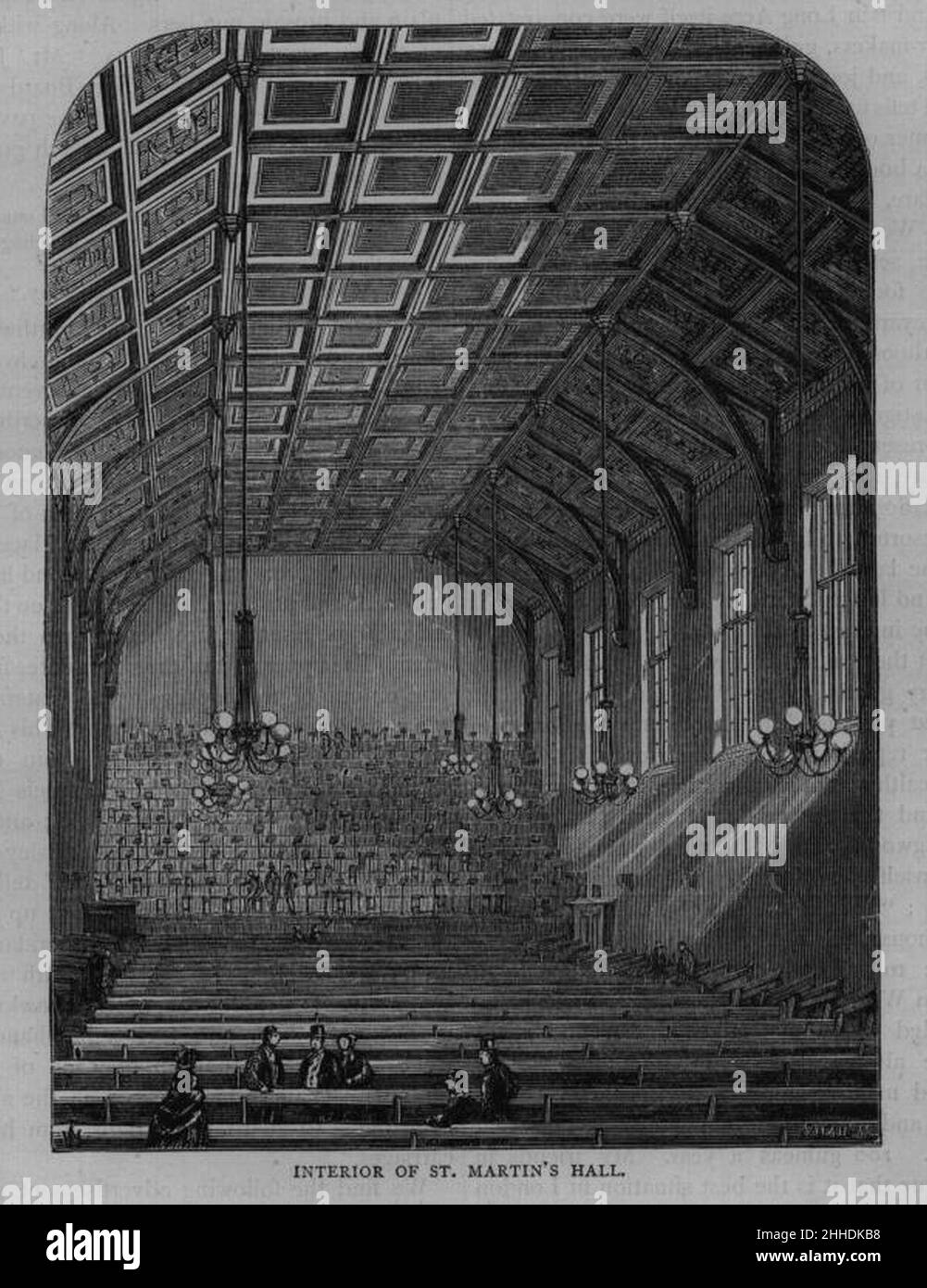 St Martin's Hall Stock Photo - Alamy