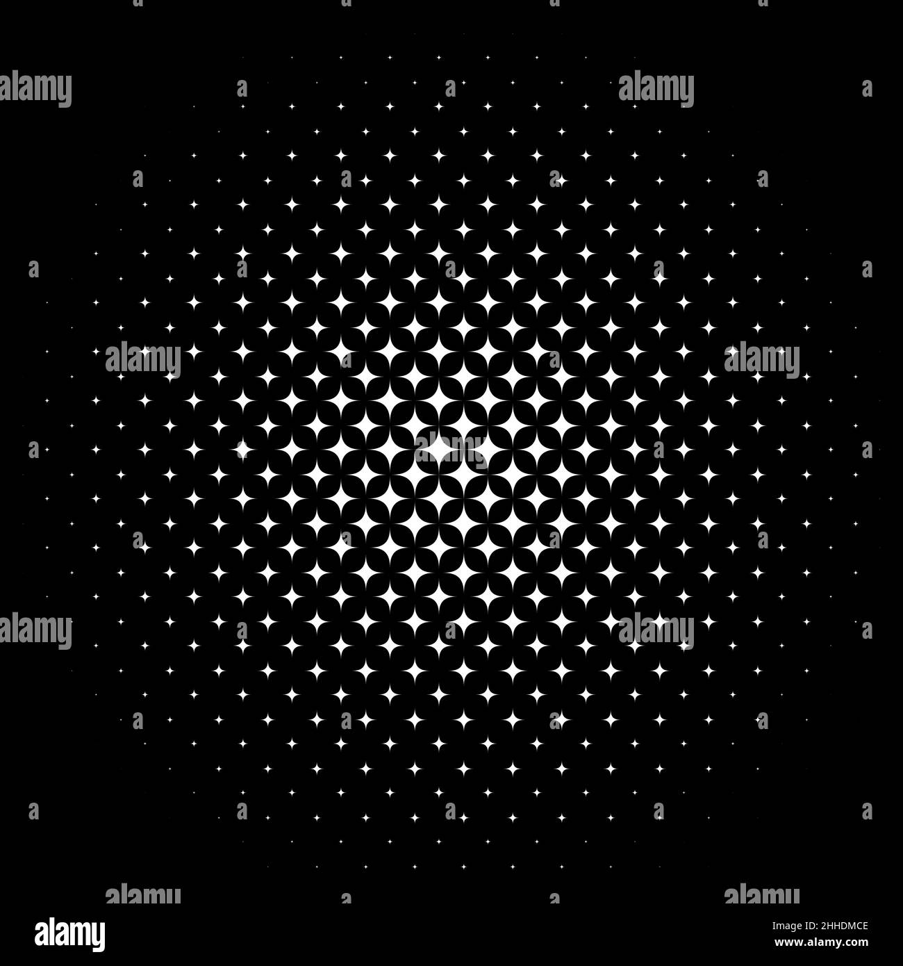 Circle halftone pattern, abstract ball or sphere texture vector ...