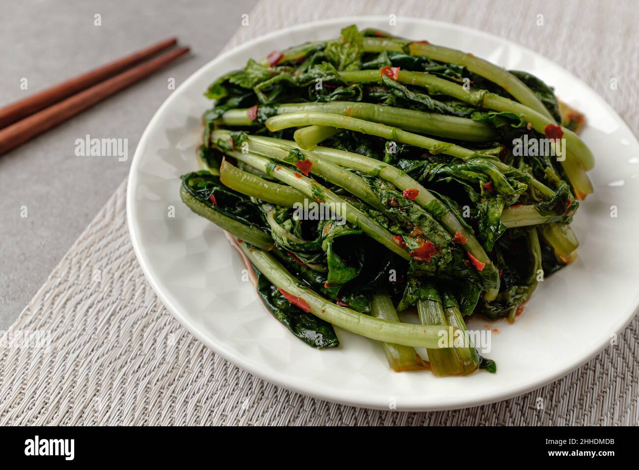 Sweet and sour kimchi made with radish Stock Photo Alamy