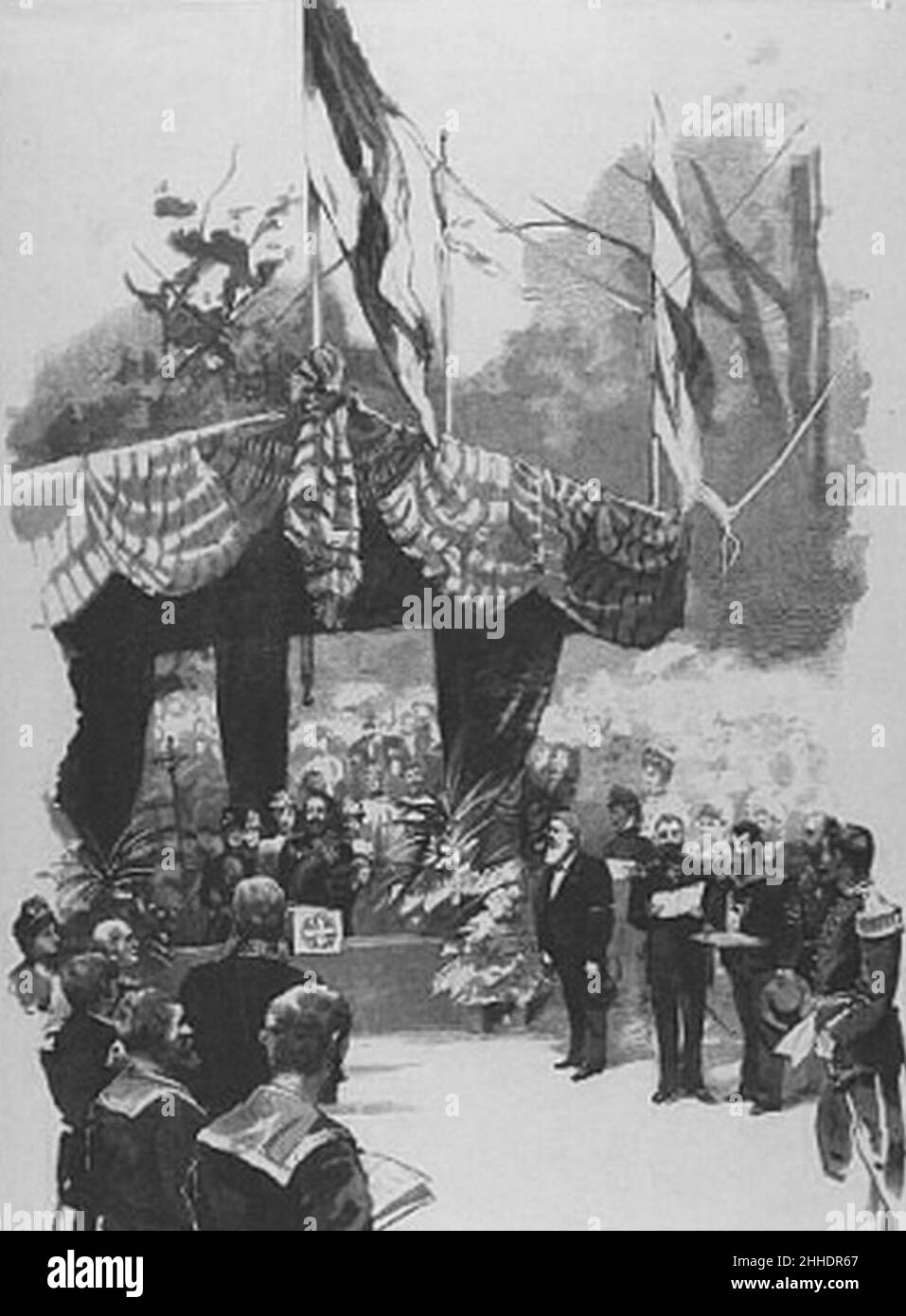 St. Alban's Church, Copenhagen foundation stone ceremony Stock Photo Alamy