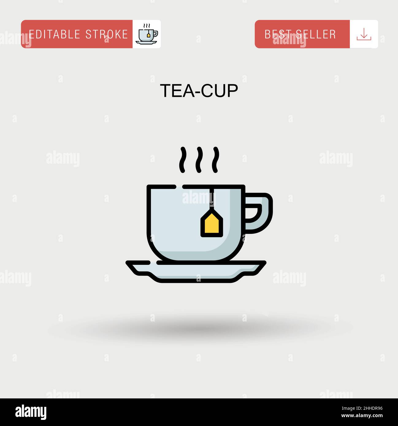 Green tea glass cup saucer Stock Vector Images - Alamy