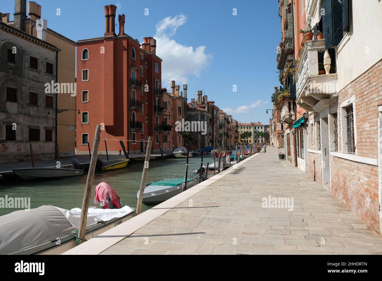 A general view of  of Venice after the government imposed a virtual lockdown on the north of Italy. Venice, Italy March 22 2020. (MvS) Stock Photo