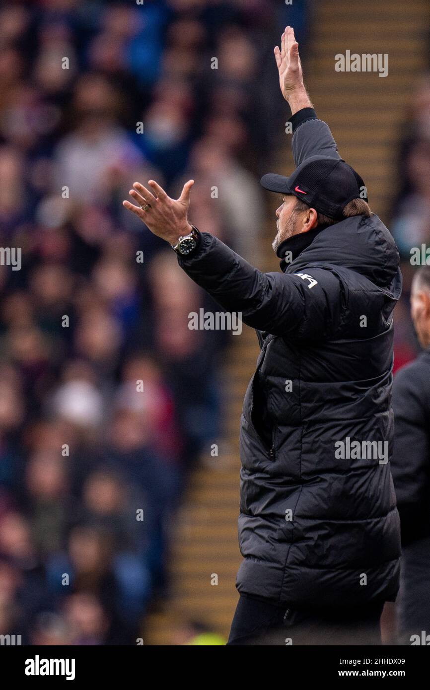 LONDON, ENGLAND - JANUARY 23: manager Jurgen Klopp of Liverpool during the Premier League match between Crystal Palace and Liverpool at Selhurst Park Stock Photo