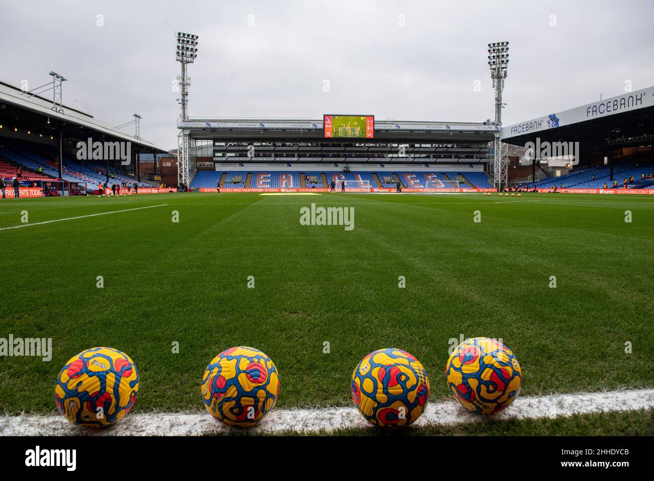 LONDON, ENGLAND - JANUARY 23: during the Premier League match between Crystal Palace and Liverpool at Selhurst Park on January 23, 2022 in London, Uni Stock Photo