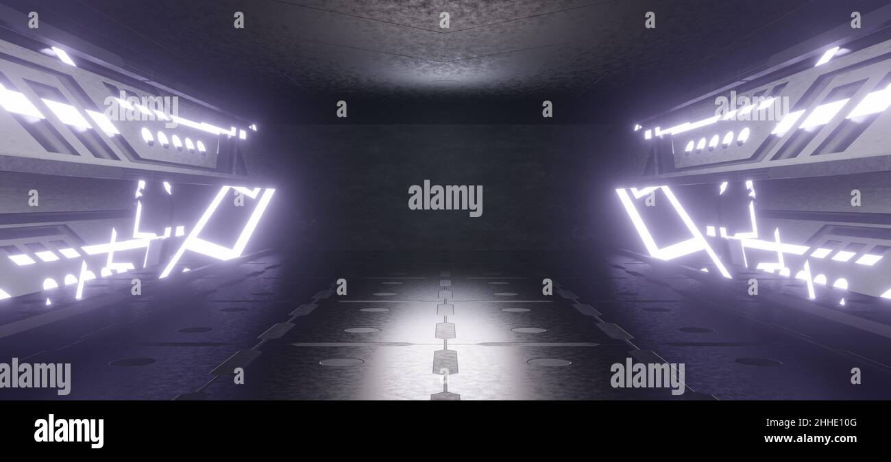 Cyberpunk CryptoSpace Interior Crypto World Advanced Club with Dark Gray  Colors Futuristic Background Wallpaper 3D Illustration Stock Photo - Alamy