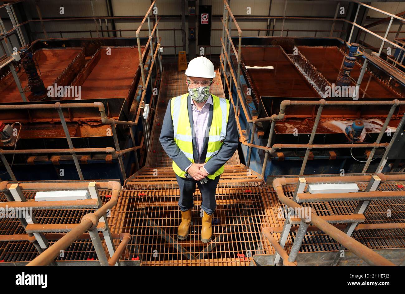 Chris Myers, Regeneration projects manager for Durham County Council at the Dawdon Mine Water