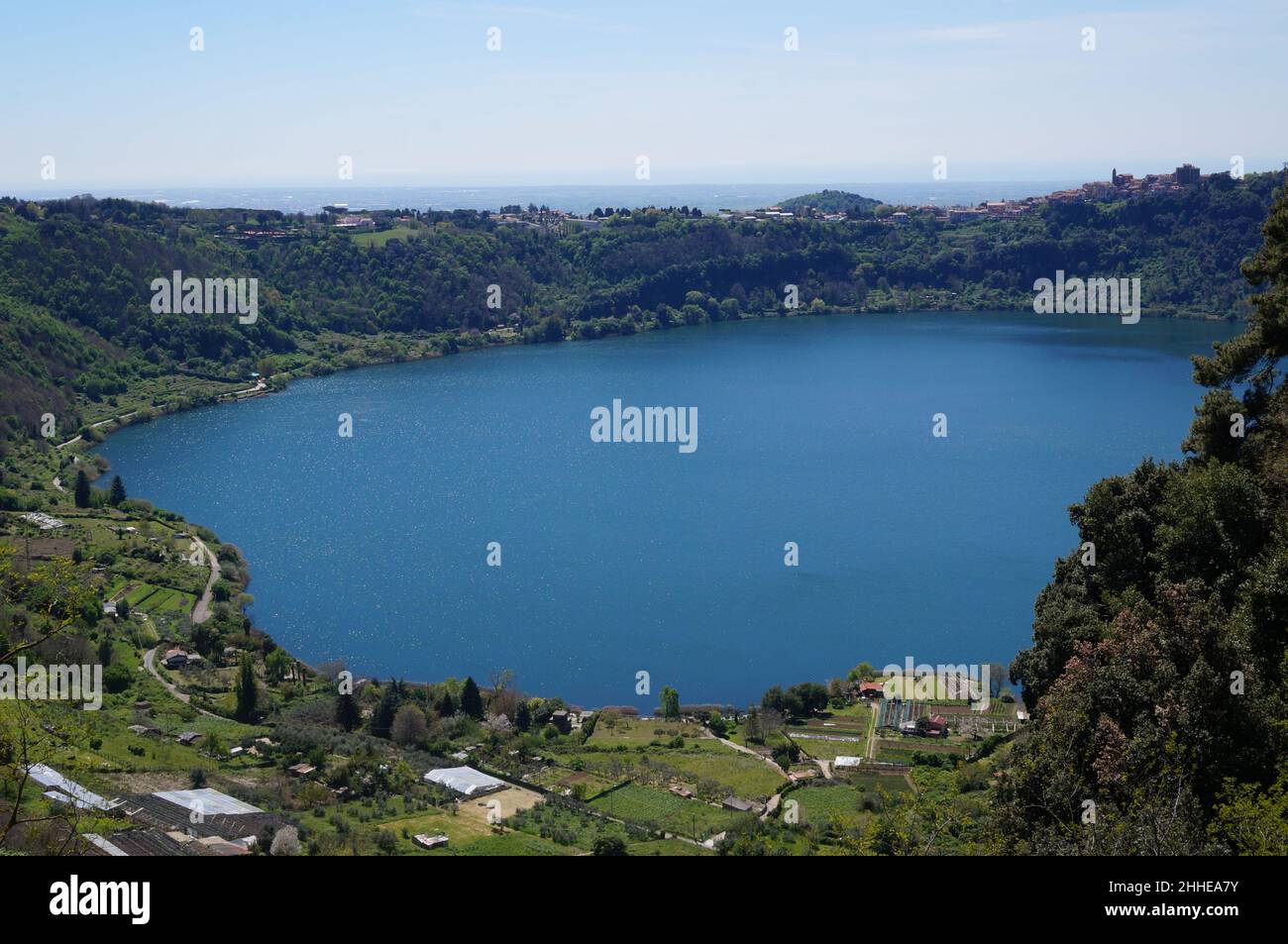 Lake Nemi (Lago di Nemi) Stock Photo