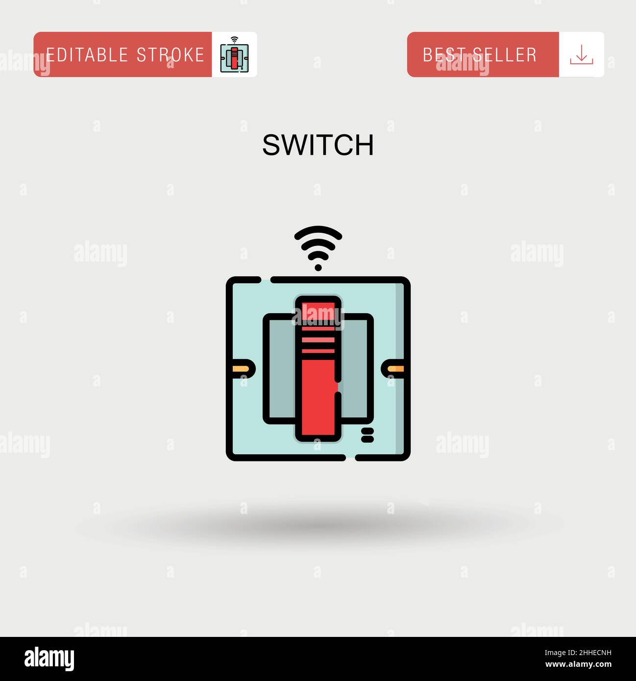 Switch Simple vector icon Stock Vector Image & Art - Alamy