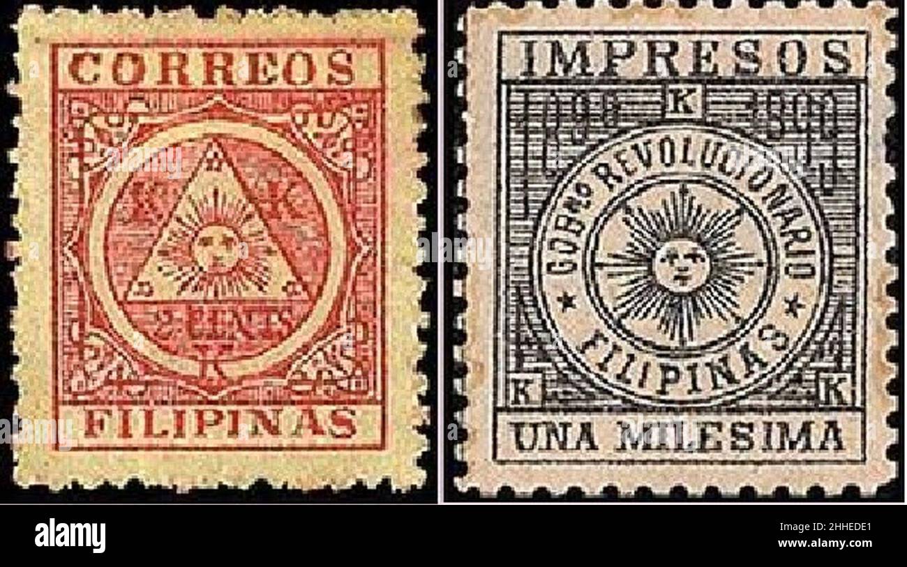 Stamps first 189899 Stamps FILIPINO Stock Photo Alamy