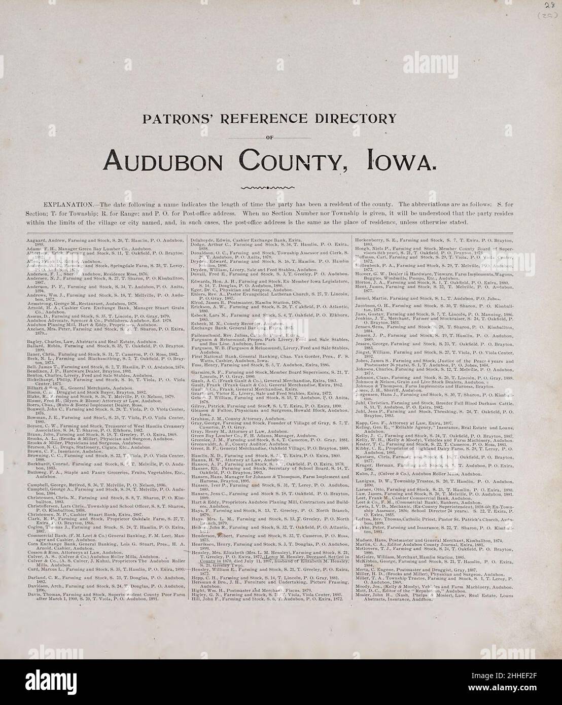 Standard atlas of Audubon County, Iowa including a plat book of the