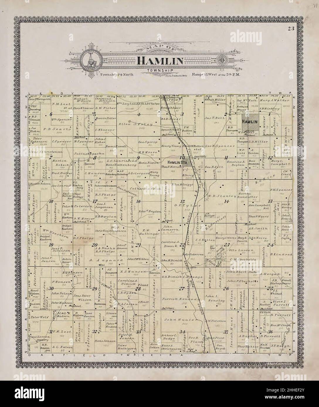 Standard atlas of Audubon County, Iowa including a plat book of the