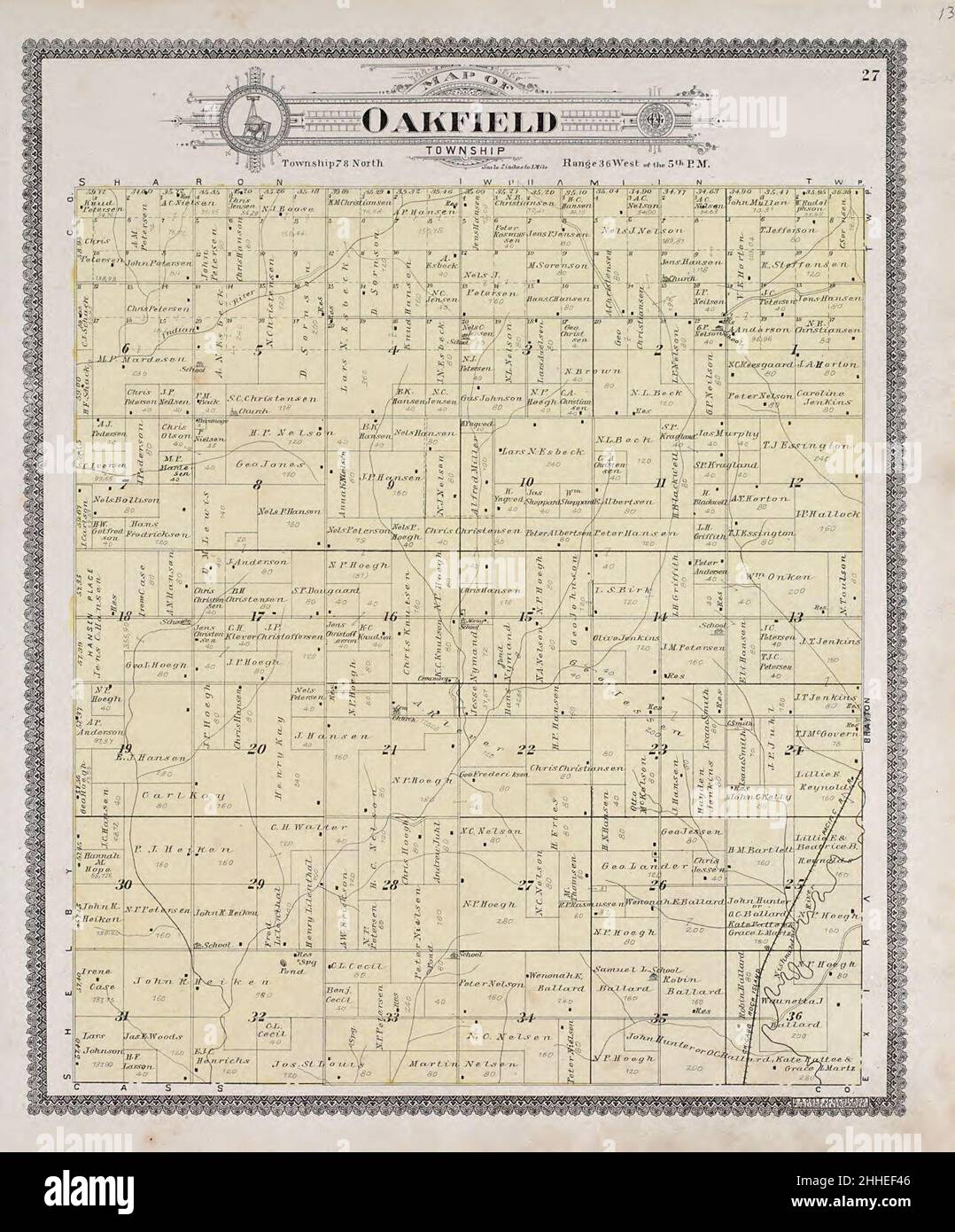 Standard atlas of Audubon County, Iowa including a plat book of the
