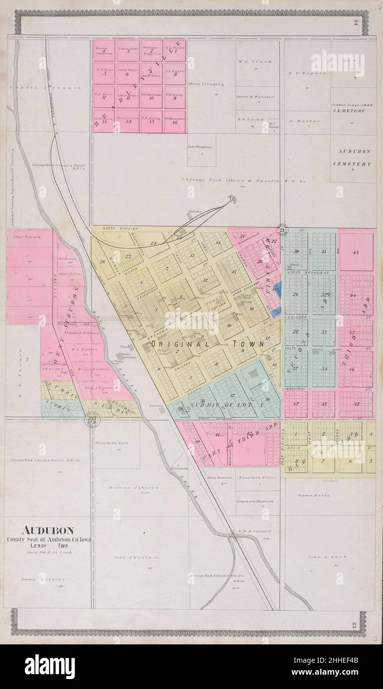 Standard atlas of Audubon County, Iowa including a plat book of the