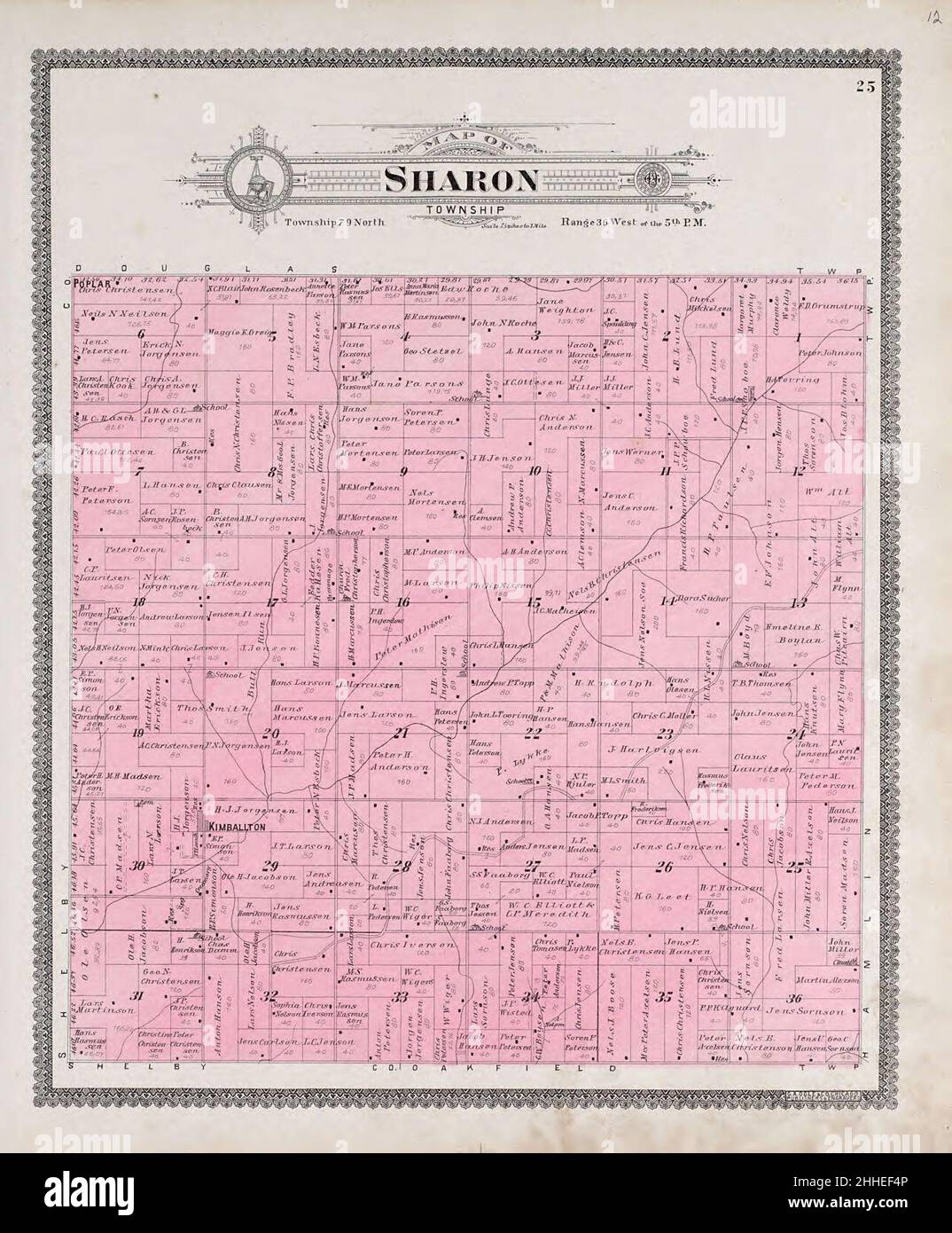 Standard atlas of Audubon County, Iowa including a plat book of the