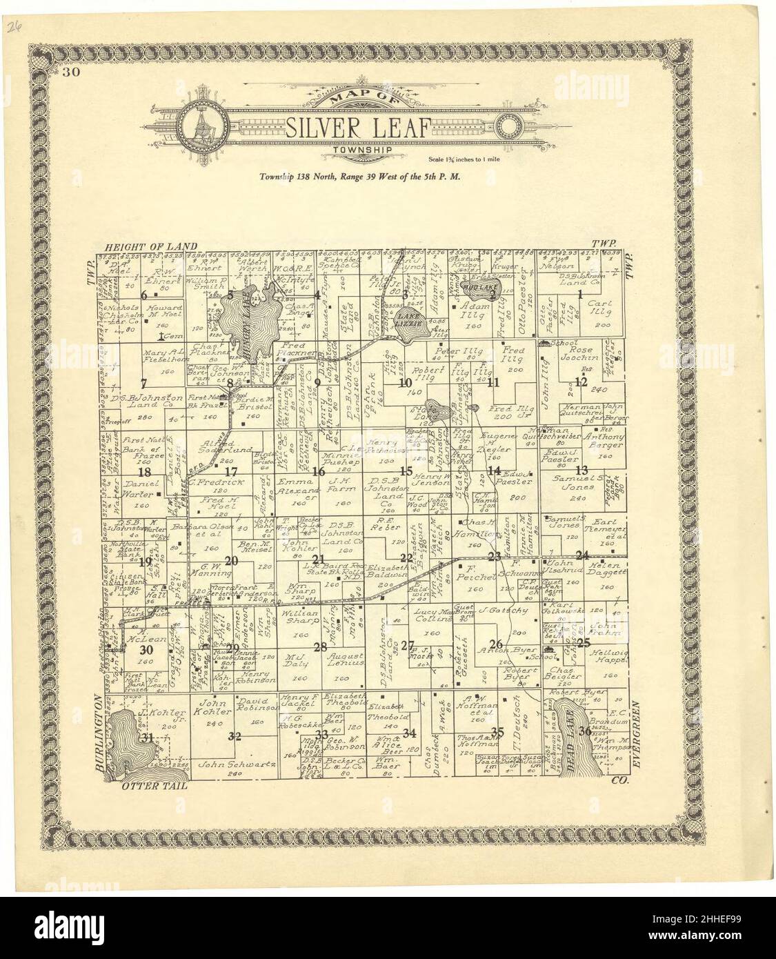 Standard atlas of Becker County, Minnesota including a plat book of