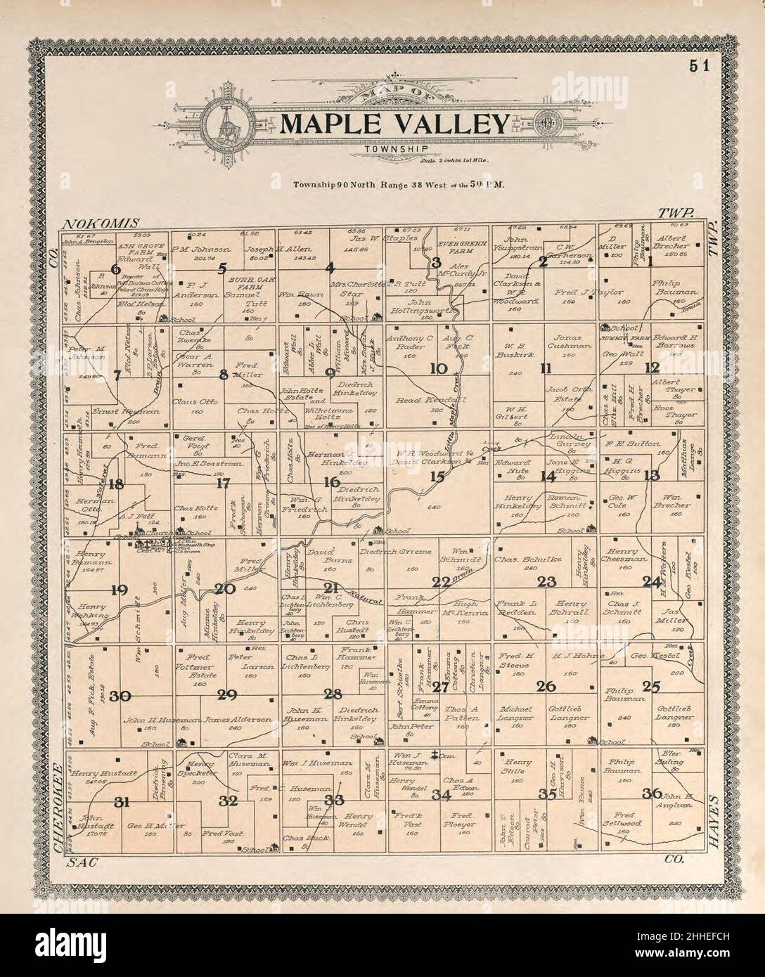 Standard atlas of Buena Vista County, Iowa including a plat book of