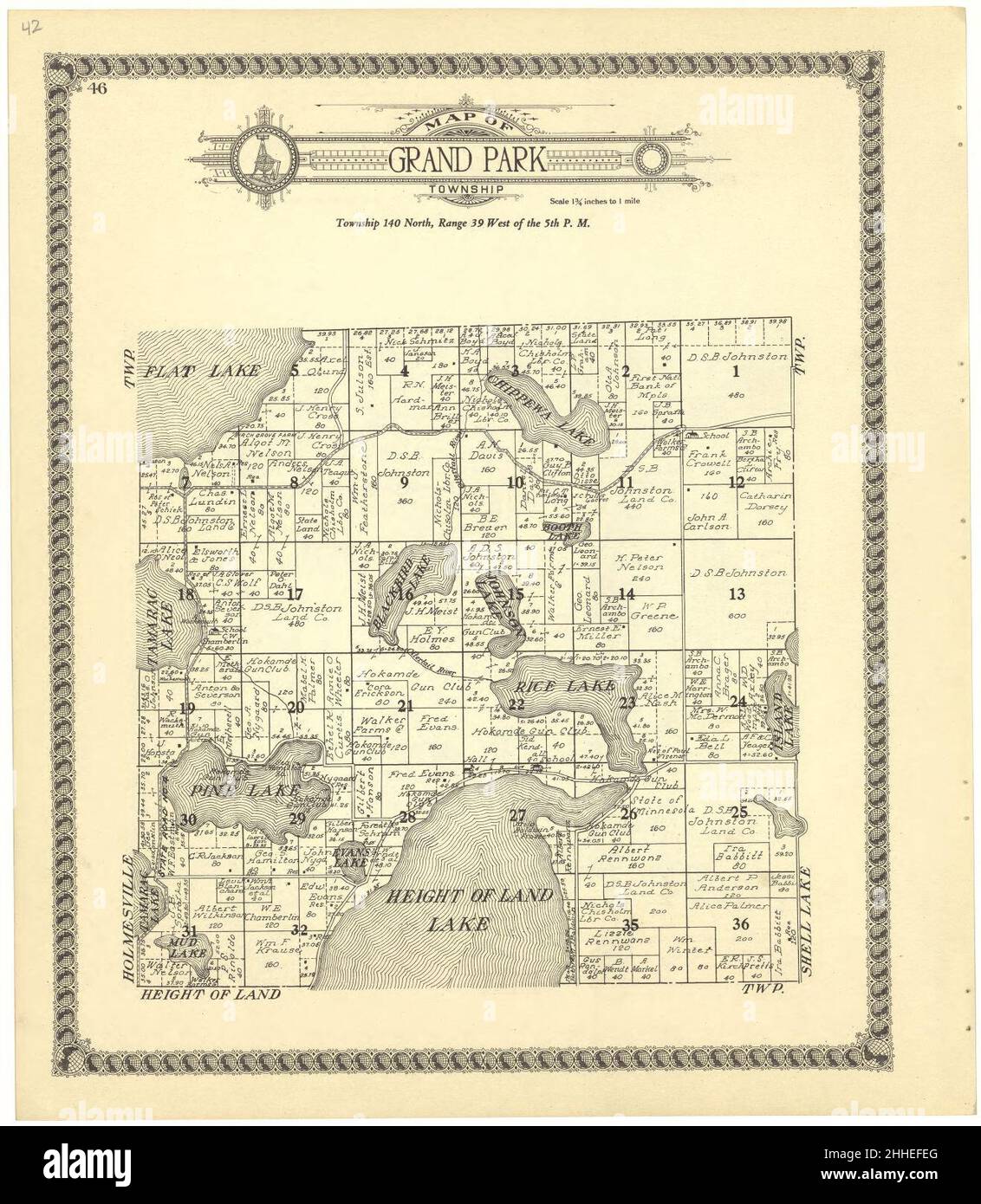 Standard atlas of Becker County, Minnesota including a plat book of
