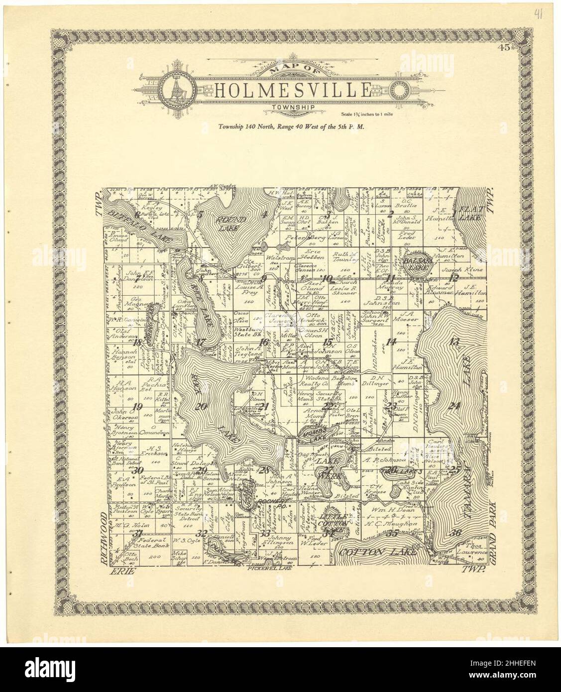 Standard atlas of Becker County, Minnesota including a plat book of