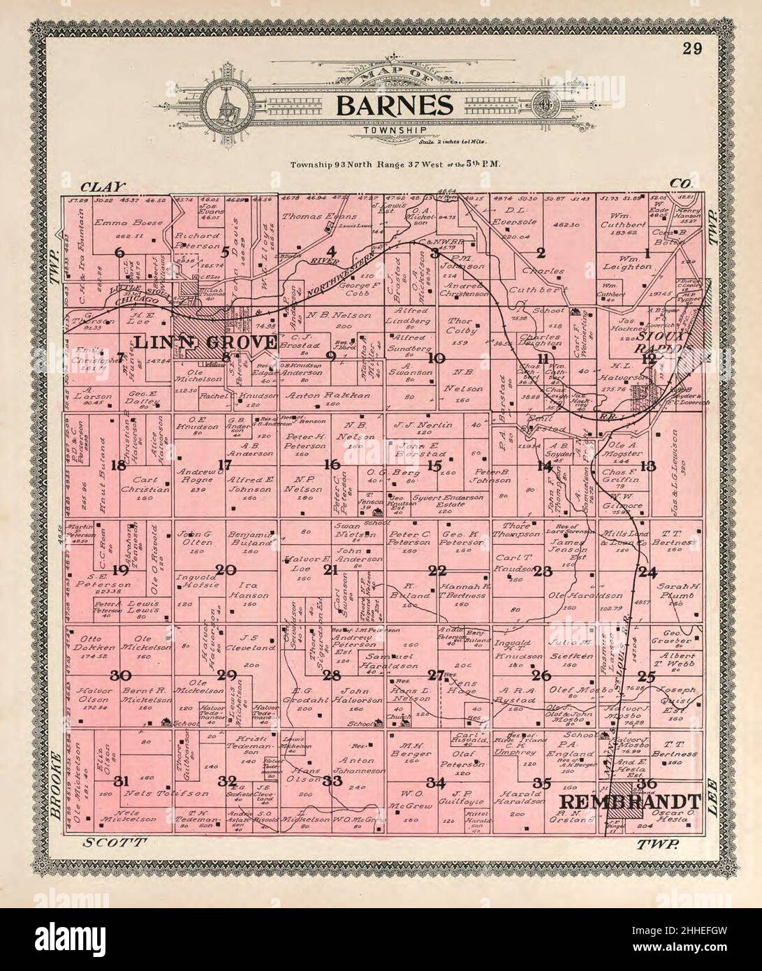 Standard atlas of Buena Vista County, Iowa including a plat book of
